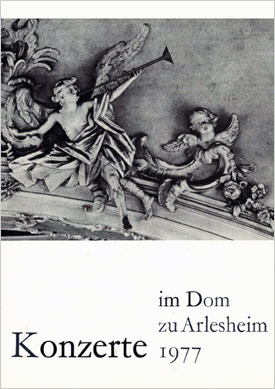 Konzerte im Dom zu Arlesheim 1977