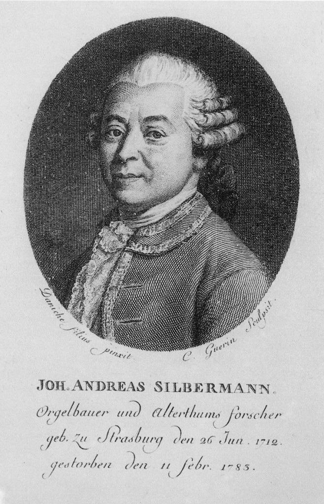 Johann Andreas Silbermann. Stich: Christophe Guérin